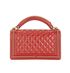 Medium Boy Top Handle Flap Bag, back view
